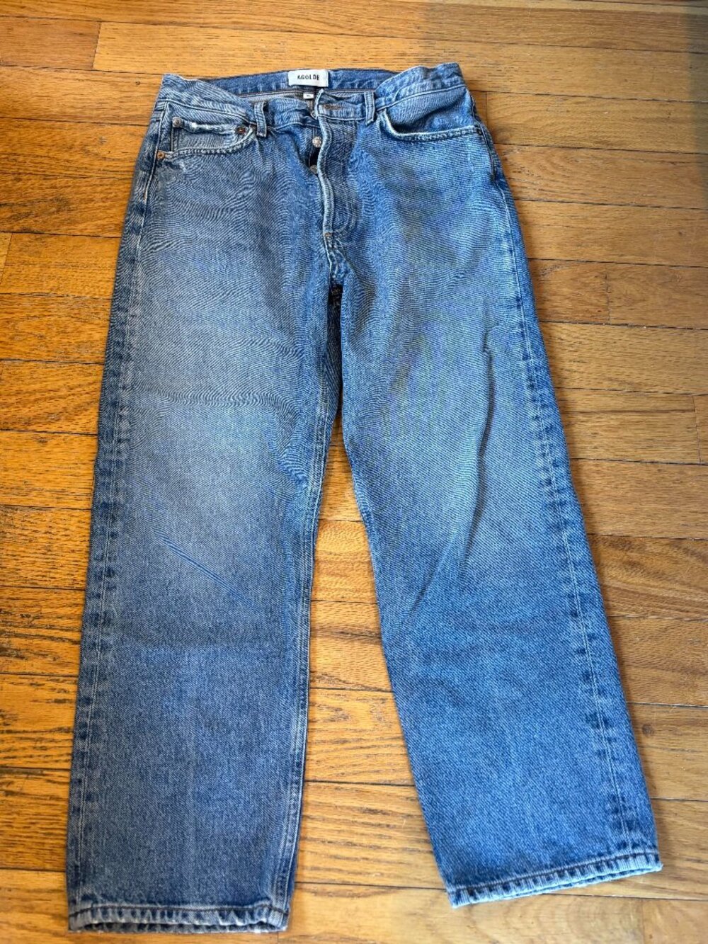 Lightly Worn Agolde 90's crop Jeans Size 29